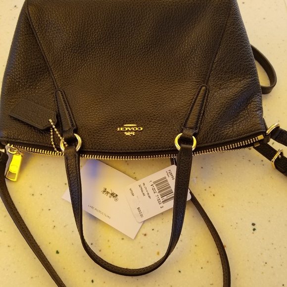 Minie Kelsie Leather Satchel Crossbody - Picture 1 of 7